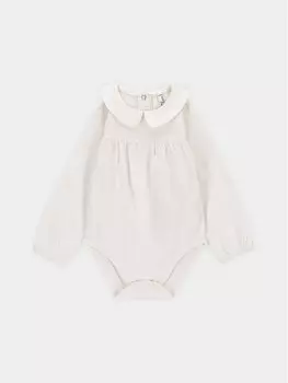 Детское боди Coccodrillo, экрю