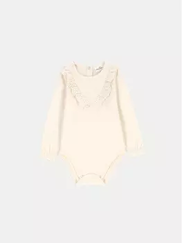 Детское боди Coccodrillo, экрю