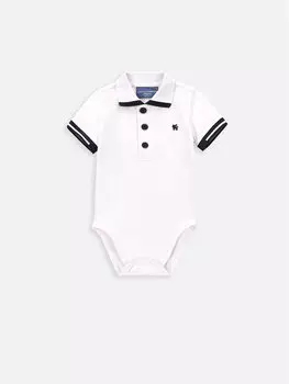 Детское боди Coccodrillo, белый