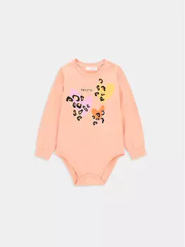 Детское боди Coccodrillo, бежевый