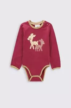 Детское боди Coccodrillo, бордовый
