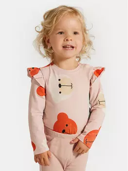 Детское боди Coccodrillo, розовый