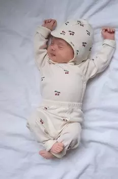 Детское боди Konges Sljd, бежевый