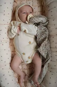 Детское боди Konges Sljd, бежевый