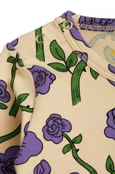 Детское боди Mini Rodini, фиолетовый