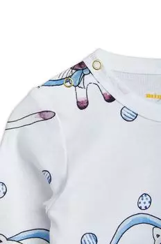 Детское боди Mini Rodini, синий