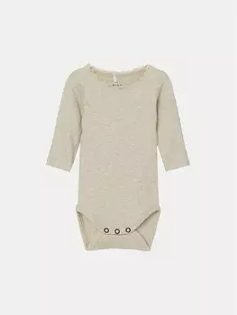 Детское боди Name It, бежевый