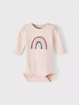 Детское боди Name It, розовый