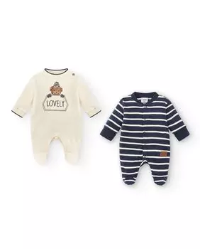 Детское боди с длинными рукавами и застежкой на кнопки Charanga, мультиколор