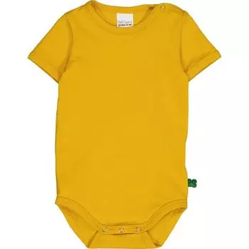 Детское боди с короткими рукавами Fred'S World By Green Cotton, желтый