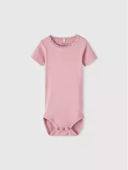 Детское боди стандартного кроя Name It, розовый