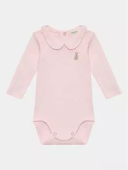 Детское боди стандартного кроя United Colors Of Benetton, розовый