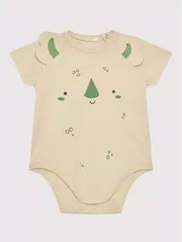 Детское боди стандартного кроя United Colors Of Benetton, бежевый