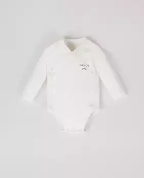 Детское боди унисекс NANOS, белый