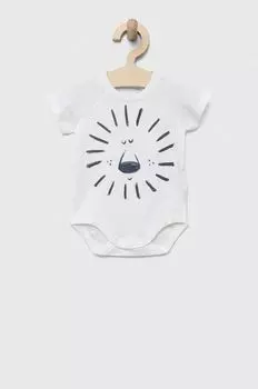 Детское боди United Colors of Benetton, белый