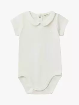 Детское боди в рубчик Benetton, цвет Offwhite