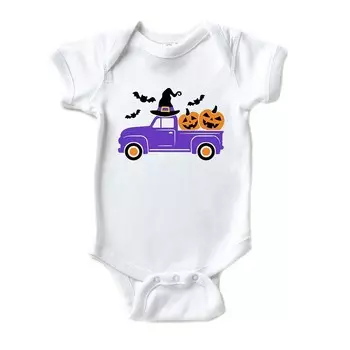 Детское боди Witch Farm Truck Truck The Juniper Shop, белый