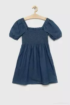 Детское джинсовое платье Gap, синий