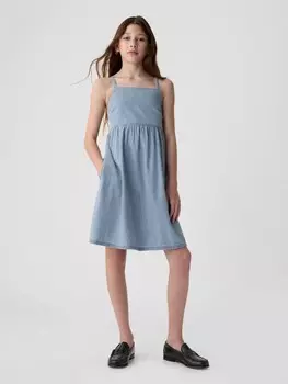 Детское джинсовое платье Gap, синий