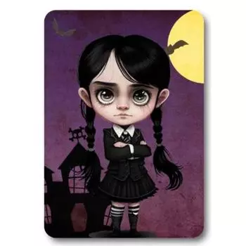 Детское флисовое одеяло Adams Family Wednesday, легкое и приятное одеяло 100х140 см