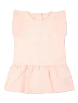 Детское хлопковое платье Chlo Chlo Kids, розовый