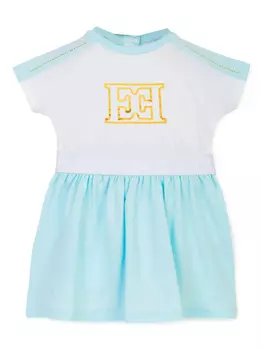 Детское хлопковое платье Escada Escada Kids, белый