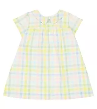 Детское хлопковое платье jadila Bonpoint, белый