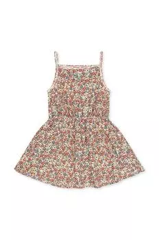 Детское хлопковое платье Konges Sljd, красный