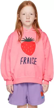 Детское худи 'Fraise' розового цвета Jellymallow