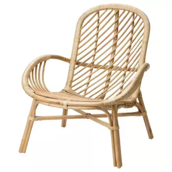 Детское кресло, ротанг, 78x73x69 см, без подушки BROBOCK IKEA