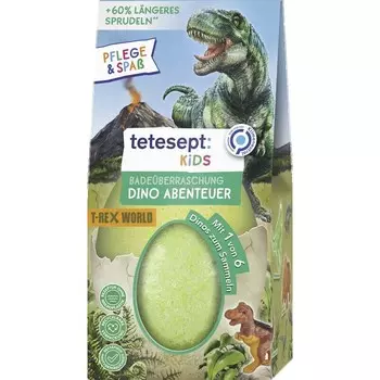 Детское купание-сюрприз с динозавром tetesept, 1 шт.