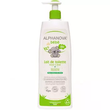 Детское молочко для умывания Alphanova Bebe, 500 мл