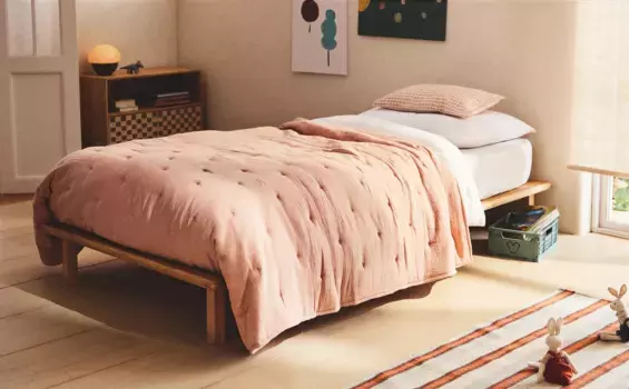 Детское муслиновое одеяло Zara Home, розовый