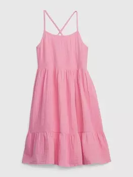 Детское муслиновое платье Gap, розовый