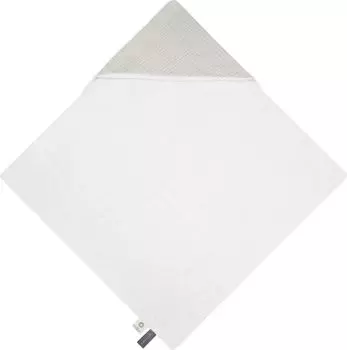 Детское муслиновое полотенце с капюшоном Normani, серый