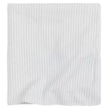 Детское одеяло H&amp;M Home Striped Cotton Muslin Comfort, светло-серый/белый