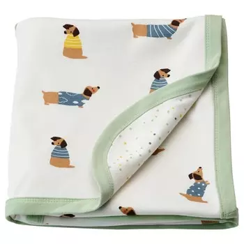 Детское одеяло, мультиколор, 80х100 см, DRMSLOTT IKEA