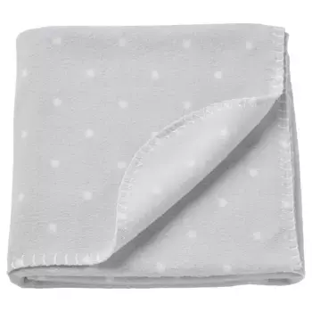 Детское одеяло, серое/белое, 70x90 см, LEN IKEA