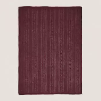 Детское одеяло Zara Home Cotton Knit, бордовый