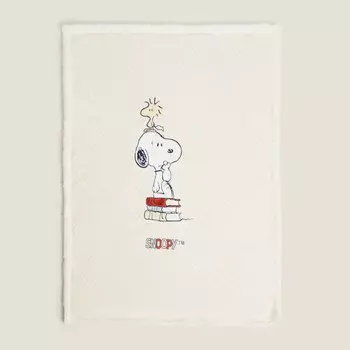 Детское одеяло Zara Home Peanuts Faux Shearling, белый/бежевый