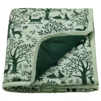 Детское одеяло, зеленое, 96x96 см, TROLLDOM IKEA