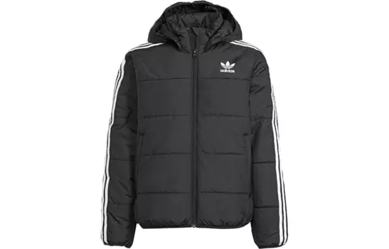 Детское пальто Adidas Originals, цвет Black