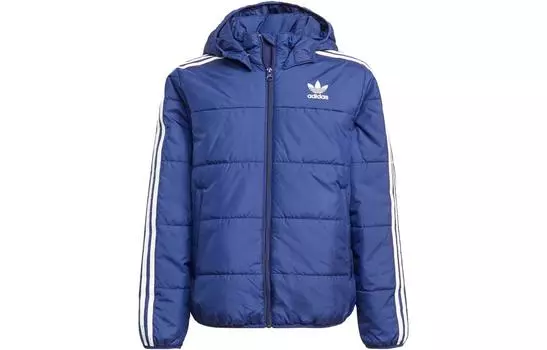 Детское пальто Adidas Originals, цвет Blue