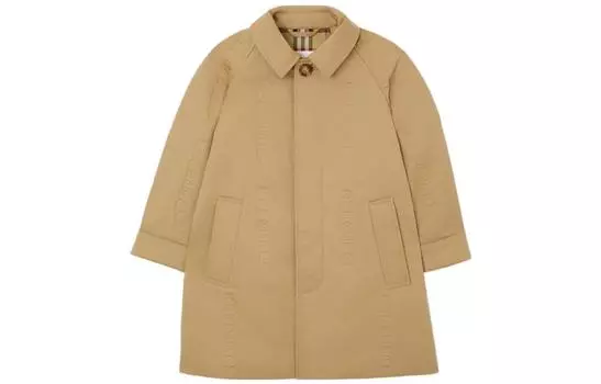 Детское пальто Burberry, цвет Archive Beige