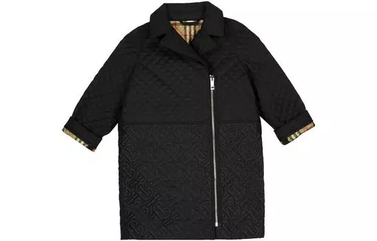 Детское пальто Burberry, цвет Black
