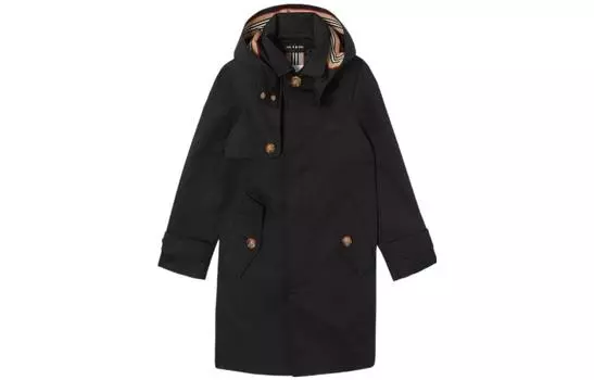 Детское пальто Burberry, цвет Black
