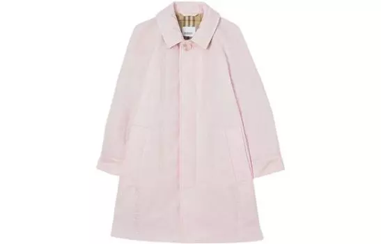 Детское пальто Burberry, цвет Pink