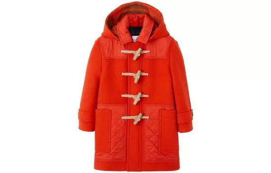 Детское пальто Burberry, цвет Red