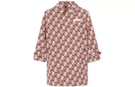 Детское пальто Burberry, цвет Red