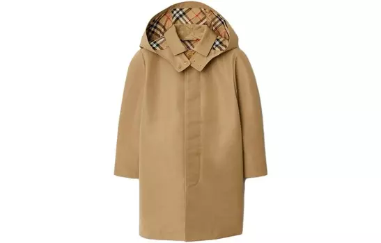 Детское пальто Burberry, коричневый
